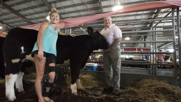 Secretary Perdue With Youth Farmer