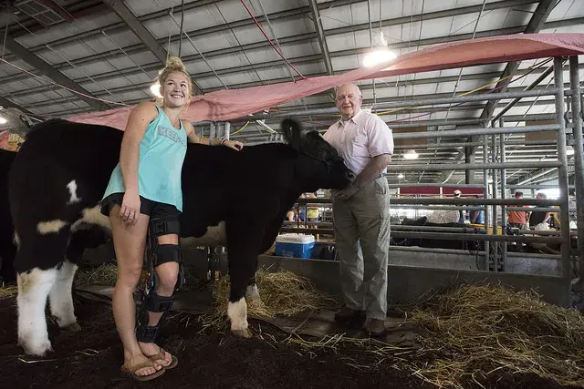 Secretary Perdue With Youth Farmer